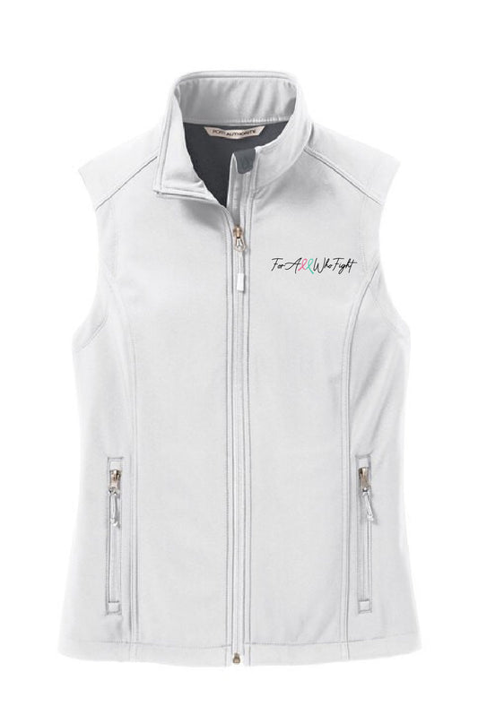 FAWF Ladies Shell Vest - Marshmallow White